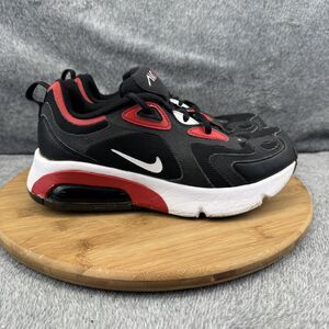 Nike Air Max 200 Shoes Boys Size 6Y Black Red Basketball Sneakers AT5627-007
